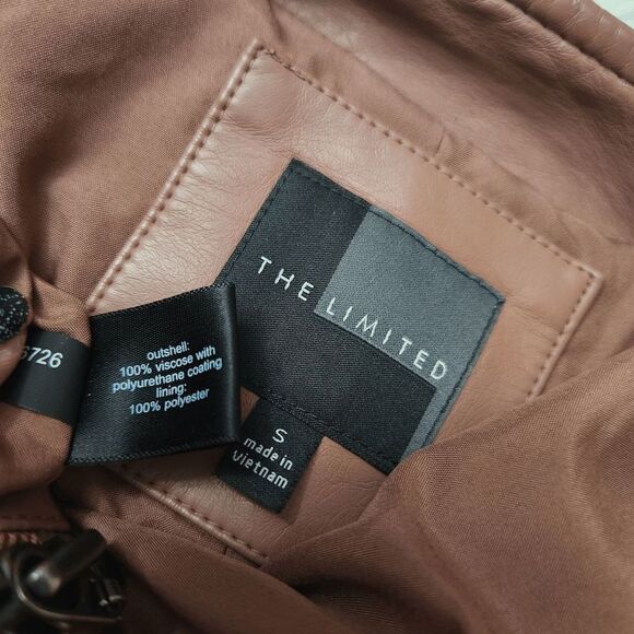 Small THE LIMITED Leather Jacket - Picture 4 of 6